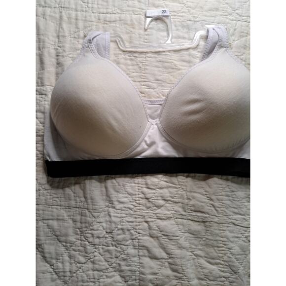 Women's Zone Pro White Sports Bra Size 2X - Picture 2 of 8
